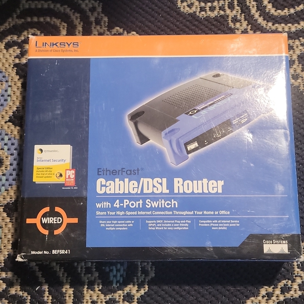 Linksys Cable/DSL Router BEFSR41